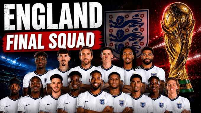 England's World Cup Squad